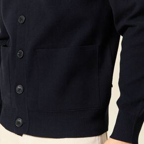 gilet manches longues bleu marine homme Gilet manches longues bleu marine homme
