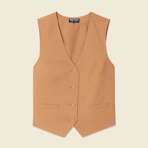 Veston éco-responsable beige femme