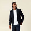 Veste blazer cintr&eacute;e bleu marine homme