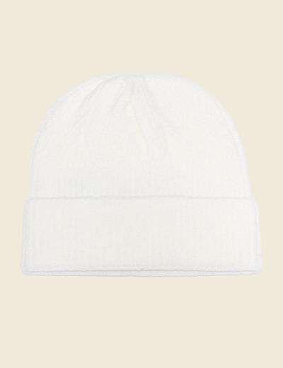 Bonnet ecru femme