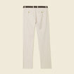 Pantalon chino longueur 32 avec ceinture gris fonc&eacute; homme