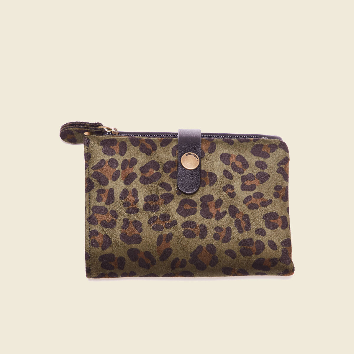 Portefeuille camel femme