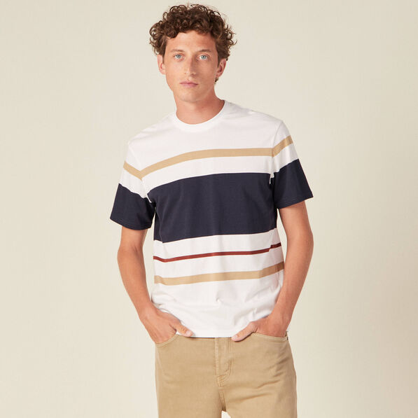 t shirt manches courtes bleu marine homme T-shirt manches courtes bleu marine homme