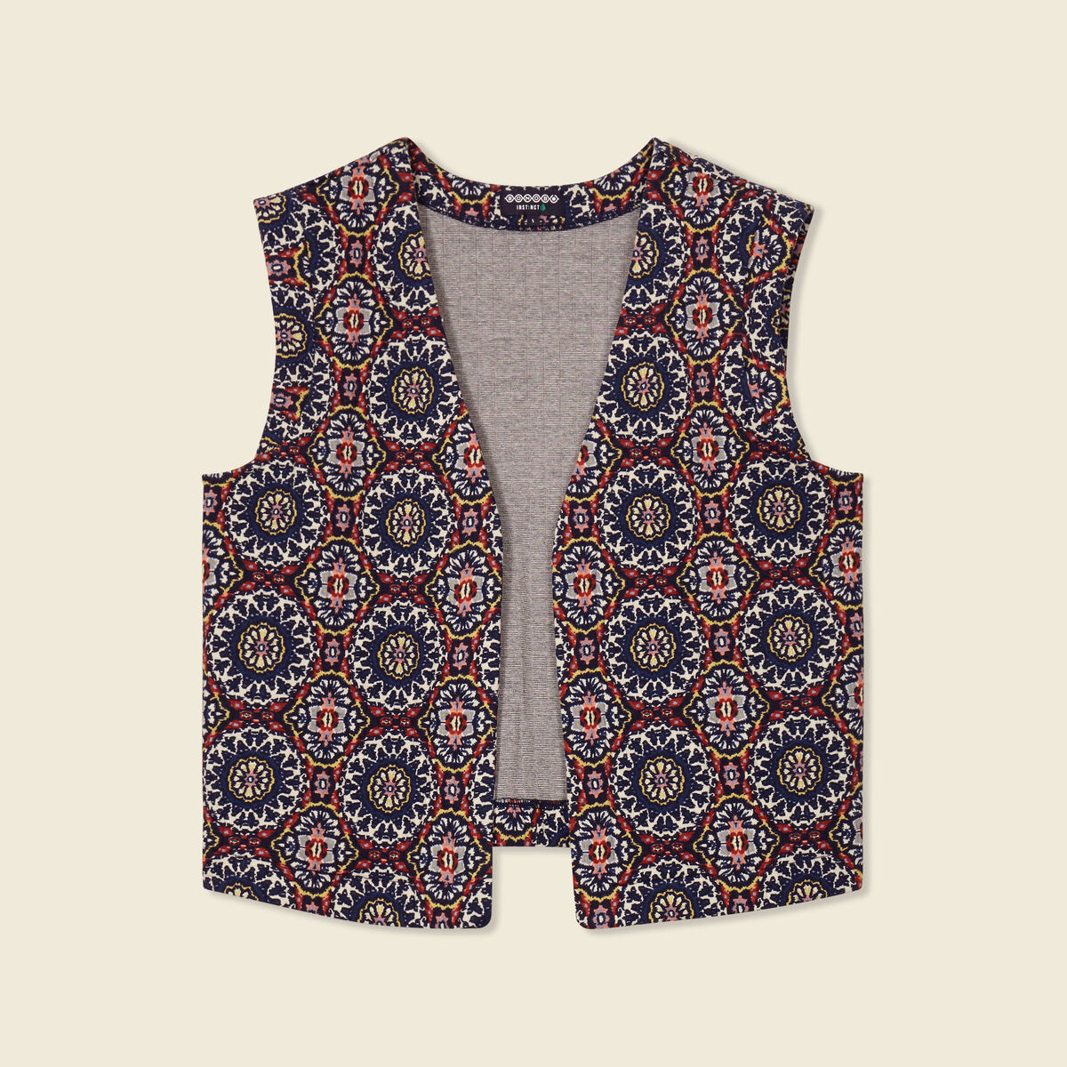 Gilet éco-responsable bleu marine femme
