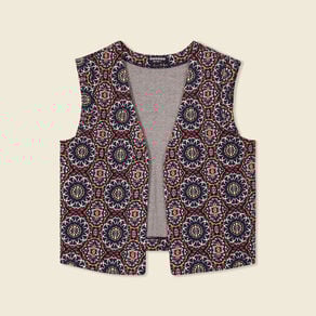 gilet eco responsable bleu marine femme Gilet éco-responsable bleu marine femme