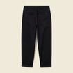 Pantalon taille haute fluide noir femme