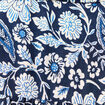 Chemise manches longues fluide bleu marine femme