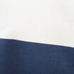 Sweat col polo manches longues bleu marine homme