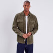Surchemise manches longues taupe homme