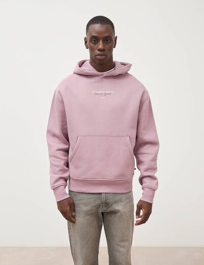 Sweat ample &agrave; capuche manches longues parme homme