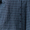 Chemise manches longues col rond noir femme