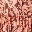 Jupe longue &eacute;vas&eacute;e en coton marron fonc&eacute; femme