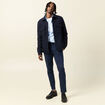 Pantalon jogger élastiqué bleu foncé homme