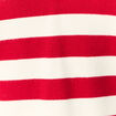 Pull manches longues col polo ecru femme