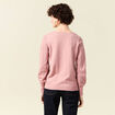 Pull manches longues rose pastel femme