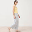 Pantalon loose taille standard bleu clair femme