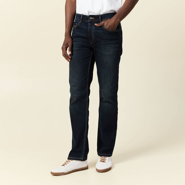 Jeans regular éco-responsable denim brut homme