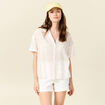 Chemise manches courtes multicolore femme