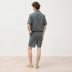 Bermuda vert kaki homme
