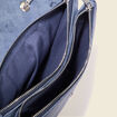 Sac bandoulière bleu femme