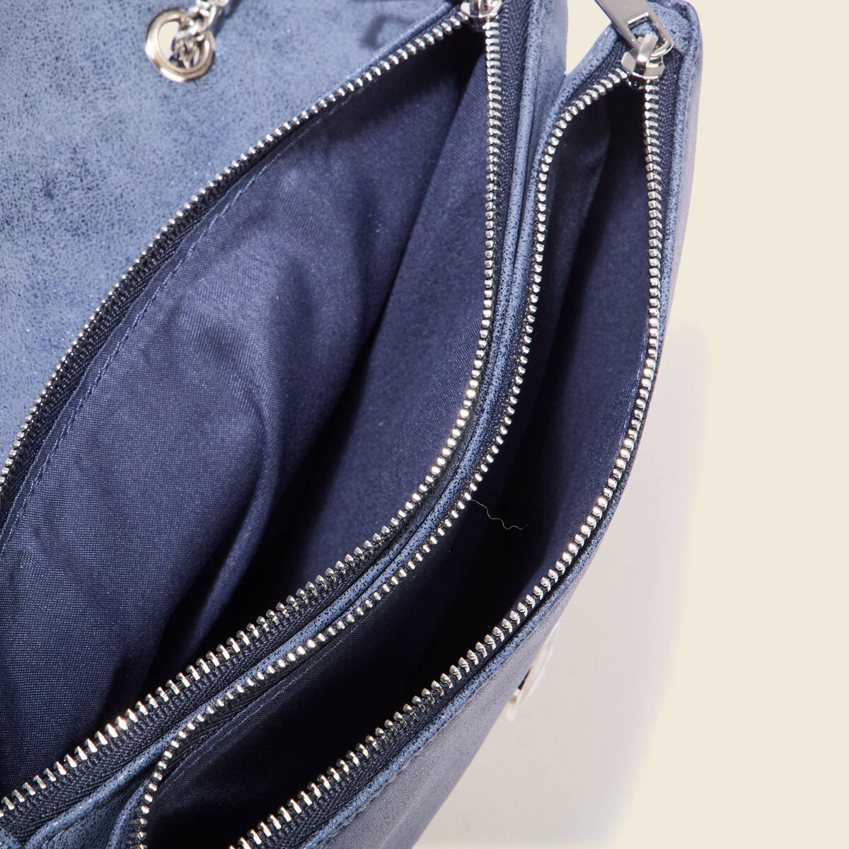 Sac bandoulière bleu femme