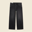 Jeans large 5 poches denim snow noir homme