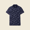 Polo manches courtes bleu marine homme