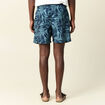 Short de bain vert foncé homme