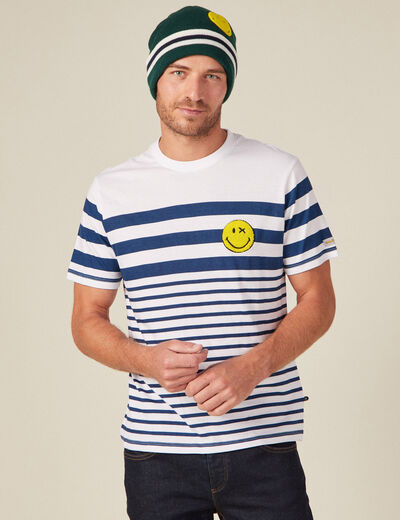 T-shirt SmileyWorld ecru homme