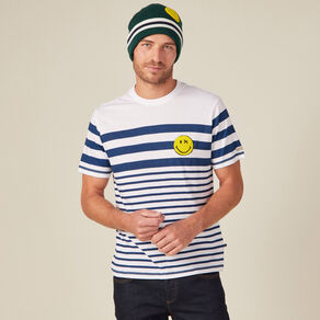 t shirt smileyworld ecru homme T-shirt SmileyWorld ecru homme
