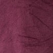 Jupe-short taille haute en velours prune femme