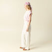 T-shirt manches courtes rose clair femme