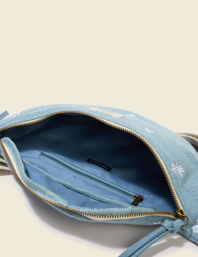 Banane en jeans avec doublure denim stone femme