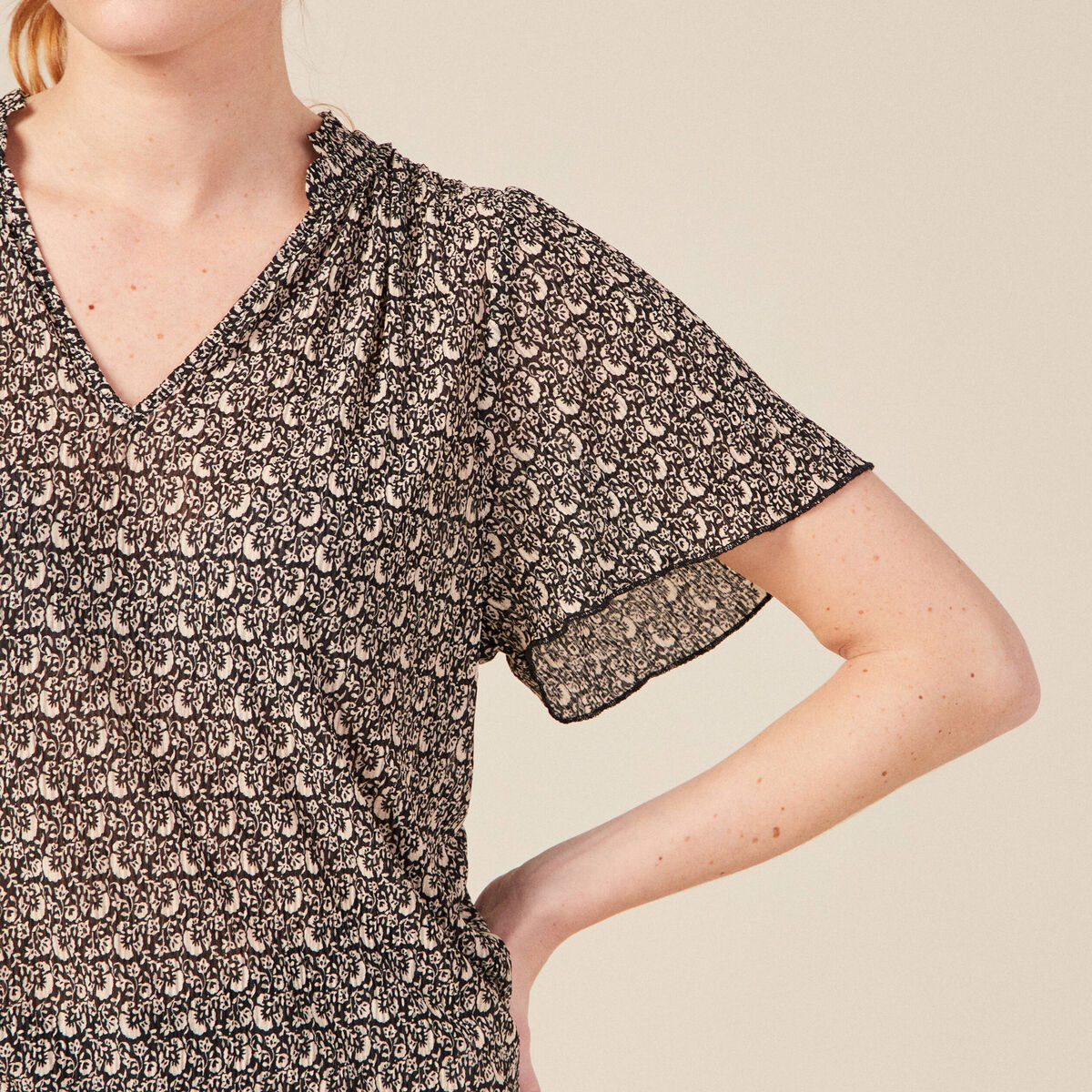 T-shirt éco-responsable noir femme