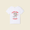 T-shirt éco-responsable blanc femme