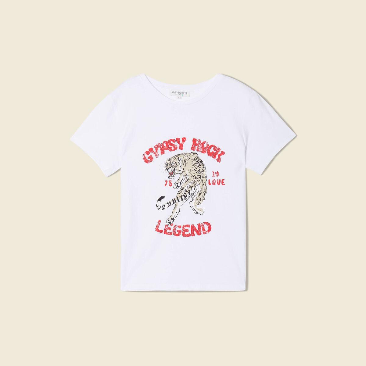 T-shirt éco-responsable blanc femme