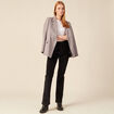 Pantalon bootcut velours noir femme