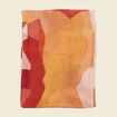 Foulard marron cognac femme