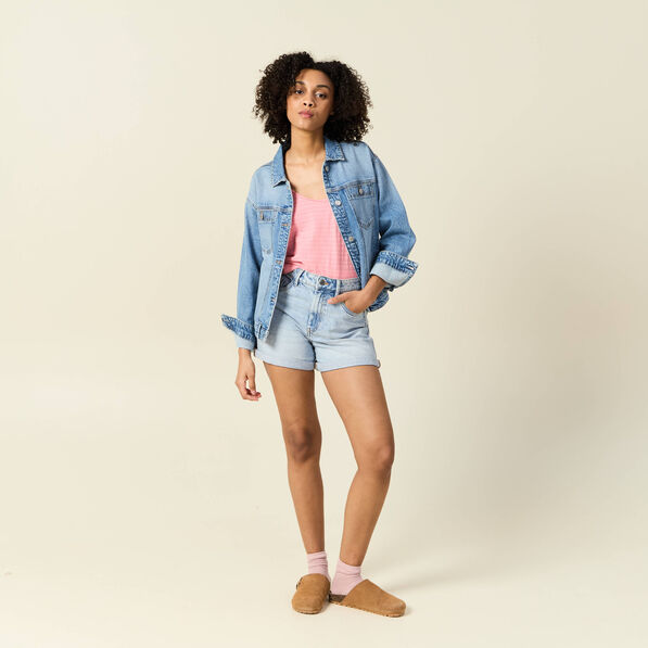 Débardeur sans manches rose femme
