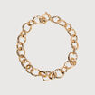 Collier avec cha&icirc;ne couleur or femme