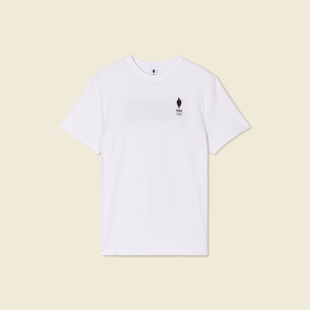 T-shirt manches courtes blanc homme