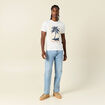 T-shirt manches courtes ecru homme