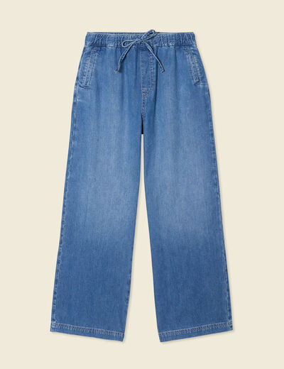 Jeans jogging élastiqué denim used femme