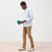 Jeans straight homme used L34 camel homme