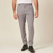 Pantalon chino slim gris homme