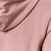 T-shirt &agrave; capuche vieux rose homme