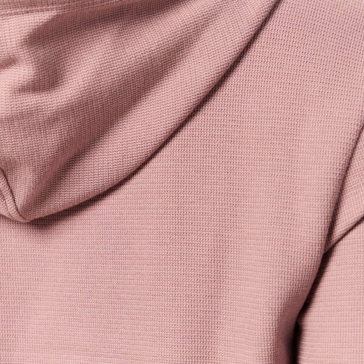 T-shirt &agrave; capuche vieux rose homme