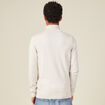Pull manches longues ecru homme