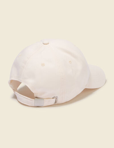 Casquette en coton ecru homme