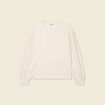 Sweat manches longues ecru femme